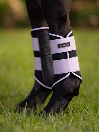 Lemieux Grafter Brushing Boots Lilac 2 | Saddles Direct