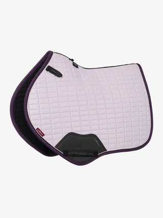 Lemieux Suede Close Contact Square Lilac 1 | Saddles Direct