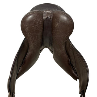 Pony, Cob & Horse Monoflap Dressage Brown 17.5" W 5 | Saddles Direct