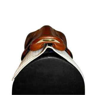 Prestige Paris Dual Flap Jump Tan 17" M 4 | Saddles Direct