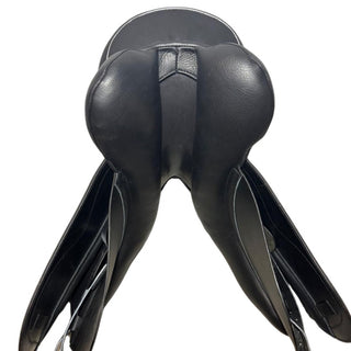 Saddles Direct Precision Deluxe Dual Dressage Black 17.5" MW 7 | Saddles Direct