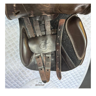 Brown Saddles Direct Precision Hunter Brown *Measures 16.5" Stamped 17" W 6 - Saddles Direct