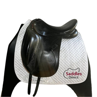 Saddles Direct Precision Monoflap Dressage Black 17.5" W 1 | Saddles Direct