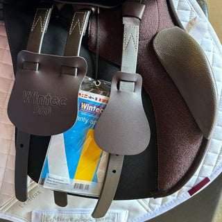 Wintec 500 All Purpose Square Cantle GP Brown 17" ADJ 5 | Saddles Direct