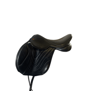 Comfort Elite Elevation Monoflap Jump Black 17" MW 1 | Saddles Direct