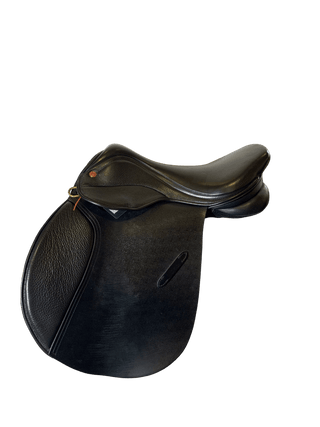 Black Saddle Company Vicenza GP Black 16.5" 1 - Saddles Direct