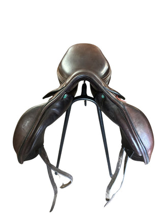 Amerigo DJ Largo Monoflap Jump Brown 18" generous MW +1.5 2 | Saddles Direct