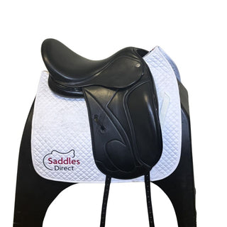 Harry Dabbs Grace Dressage Platinum *IB TREE* Black 17.5" W 2 | Saddles Direct