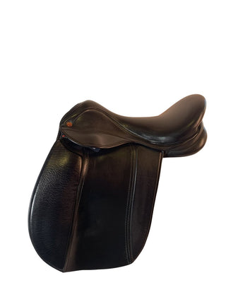 Black Saddle Company VSD Vicenza Black 17.5" 1 - Saddles Direct