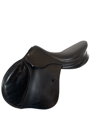 Brown Antares Classique Twin Flap Brown 17.5" MW 4 - Saddles Direct