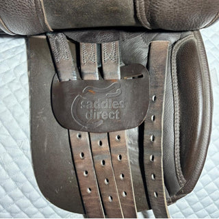 Saddles Direct Rebecca WH/Show Brown 15" MW