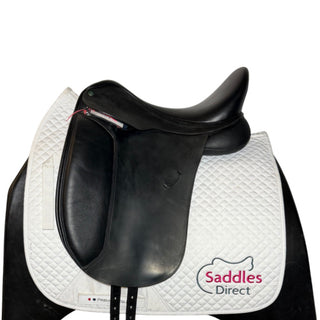 Arena Dual Flap Dressage Black 16.5" ADJ