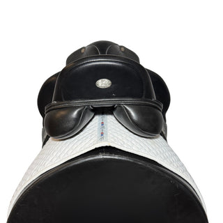 Fairfax World Class Monoflap Dressage Black 17.5" ADJ