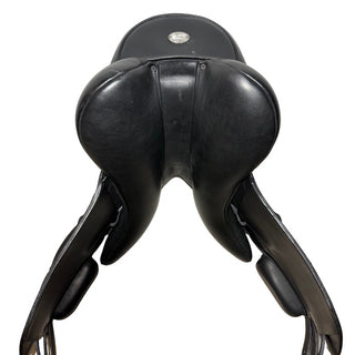 Fairfax World Class Monoflap Dressage Black 17.5" ADJ