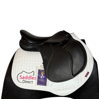 Cavaletti Collection Covered Leather Jump Black 16.5" ADJ