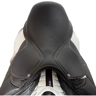 Cavaletti Collection Covered Leather Jump Black 16.5" ADJ