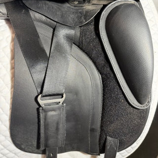 Ideal Technical & Traditional Dressage Black 17.5" ADJ