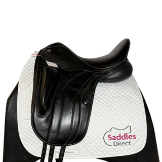 Fairfax Rebecca MDR Monoflap Dressage Black 17.5" ADJ