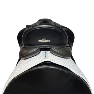 Bates Artiste Monoflap Dressage Black Size 0 16.5-17" ADJ