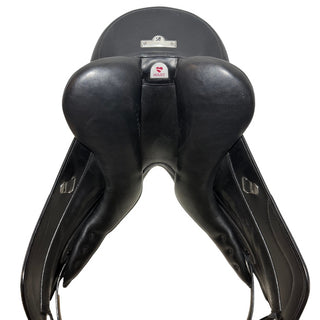 Bates Artiste Monoflap Dressage Black Size 0 16.5-17" ADJ