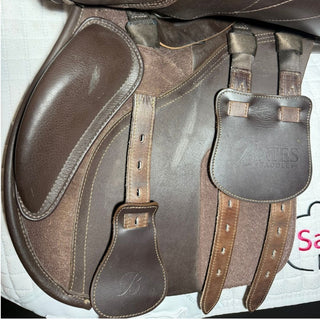 Bates All Purpose GP Luxe Leather Brown 17.5" ADJ