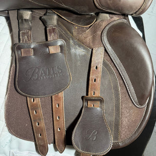 Bates All Purpose GP Luxe Leather Brown 17.5" ADJ