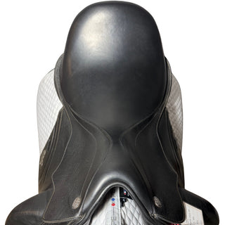 Fairfax World Class Monoflap Dressage Black 17.5" ADJ