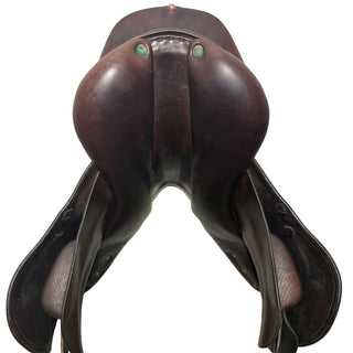 Equipe Evolution Dual Flap Jump Brown 16.5" +3.5 2XW