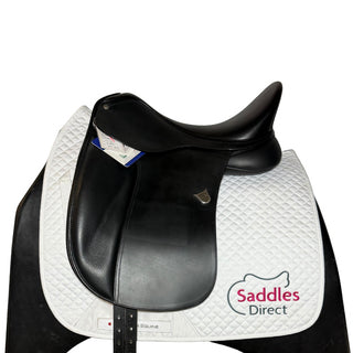Bates Dressage Heritage Leather Black 17" ADJ