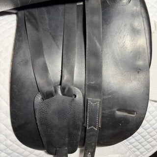 Equipe Rose Special Dressage Long Flap Black 18" M +0.5