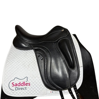 Fairfax Elias Monoflap Dressage Black 18" ADJ