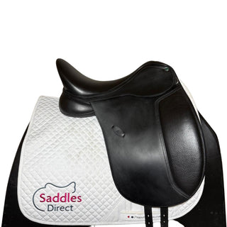 Arena Dual Flap Dressage Black 17" ADJ