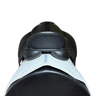 Arena Dual Flap Dressage Black 17" ADJ