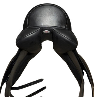 Arena Dual Flap Dressage Black 17" ADJ
