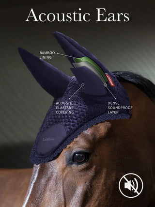 LeMieux Acoustic Pro Fly Hood Brown