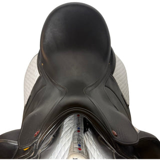 Albion Fabrento Monoflap Dressage Black 17.5" MW 4 | Saddles Direct
