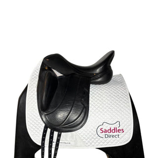 Albion Fabrento Monoflap Dressage Black 17.5" MW 1 | Saddles Direct