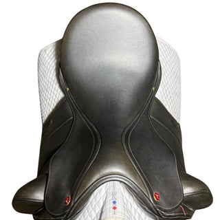 Albion Fabrento Monoflap Dressage Black 17.5" MW 4 | Saddles Direct