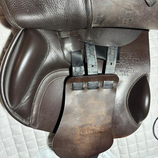 Albion K2 ADJUSTA Legend Jump Brown 17" MW 7 | Saddles Direct