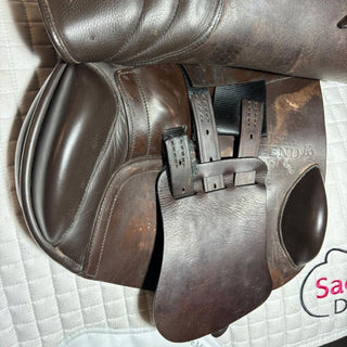 Albion K2 ADJUSTA Legend Jump Brown 17.5" MW 7 | Saddles Direct