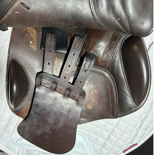 Albion K2 ADJUSTA Legend Jump Brown 17.5" MW 8 | Saddles Direct