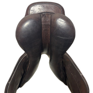 Albion Kontact Lite Monoflap Jump Brown 17" M 6 | Saddles Direct
