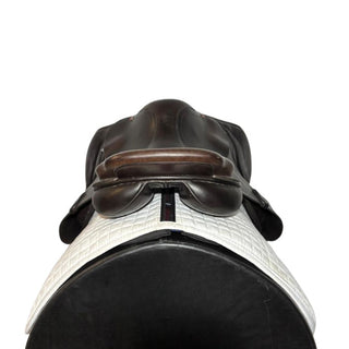 Albion Kontrol Dual Flap Jump Brown 17.5" M 5 | Saddles Direct