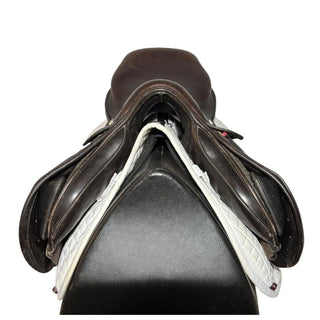 Albion Kontrol Dual Flap Jump Brown 17.5" M 3 | Saddles Direct