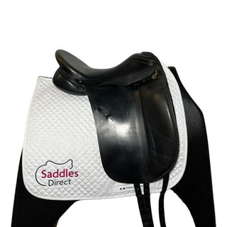 Black Albion SL Adjusta Dressage Black 17" W 2 - Saddles Direct