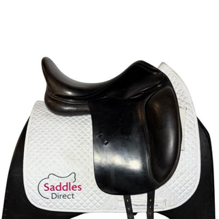Amerigo Cervia Dressage Black 17.5" +1.5 MW 2 | Saddles Direct