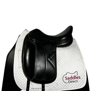 Amerigo Classic Pinerolo Dressage Black 17" MW/W +2 1 | Saddles Direct