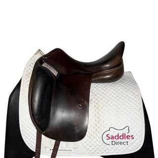 Amerigo Classic Pinerolo Dressage Brown 17"MW/W +2 1 | Saddles Direct
