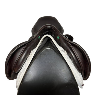 Amerigo DJ Dual Flap Jump Brown 18"+2 W 3 | Saddles Direct