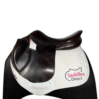 Amerigo DJ Dual Flap Jump Brown 18"+2 W 1 | Saddles Direct